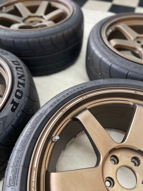 【人気商品】RAYS レイズ TE37 SAGA S-plus 18インチ 鍛造アルミホイール 4本セット