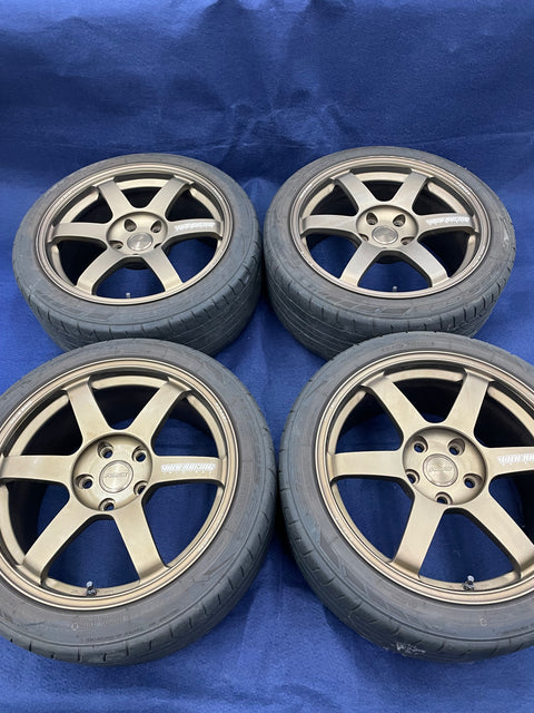 【人気商品】RAYS レイズ TE37 SAGA S-plus 18インチ 鍛造アルミホイール 4本セット