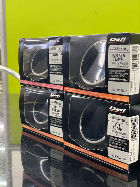 【新品】Defi-Link Meter ADVANCE BF ホワイトモデル 60Φ ブースト計 水温計 油温計 油圧計 4点セット