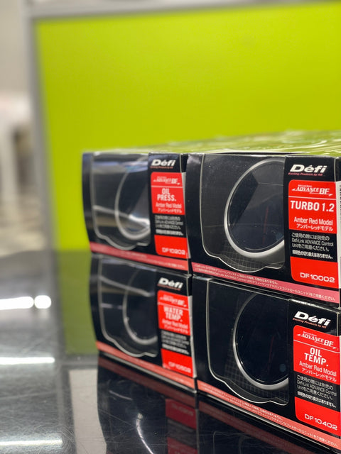 【新品】Defi-Link Meter ADVANCE BF レッドモデル 60Φ ブースト計 水温計 油温計 油圧計 4点セット