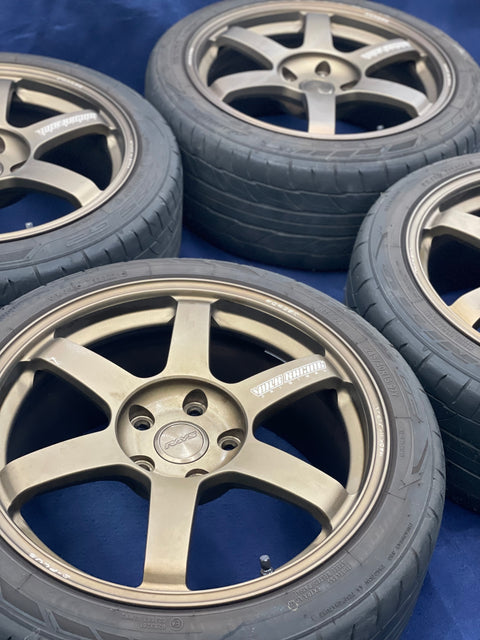【人気商品】RAYS レイズ TE37 SAGA S-plus 18インチ 鍛造アルミホイール　4本セット